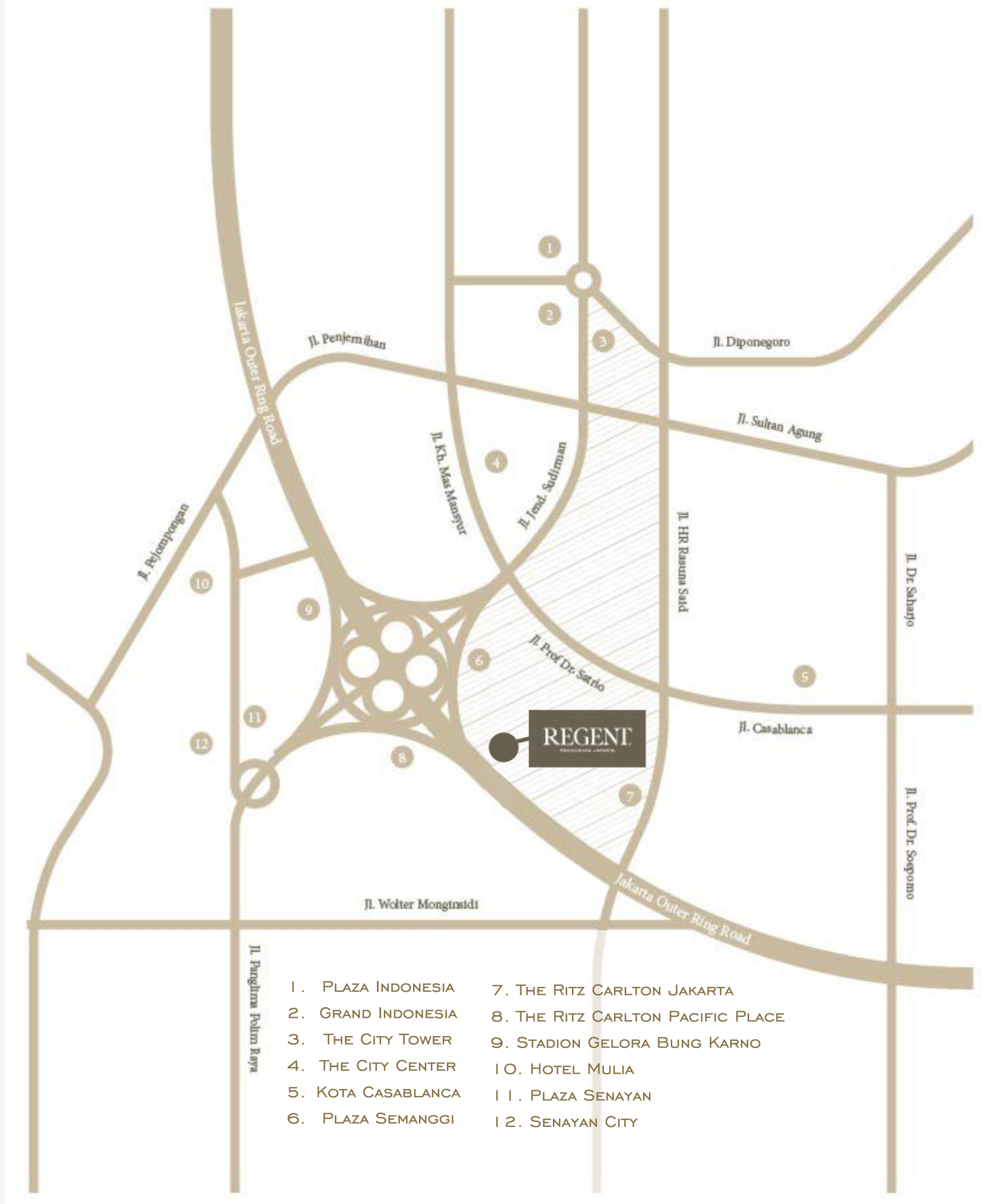 Map Regent